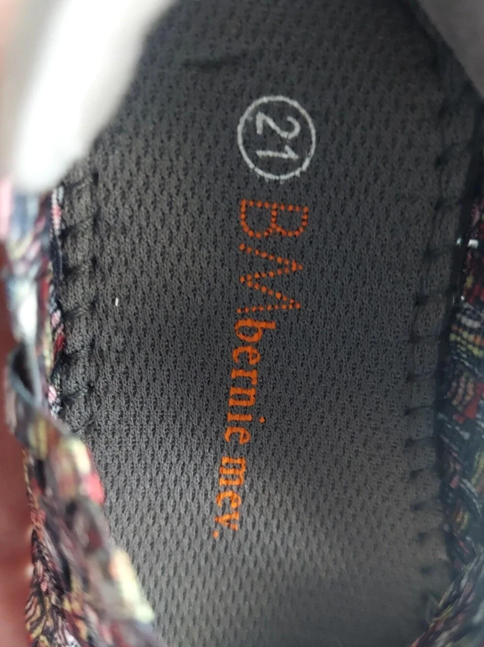 Bernie Mev. Kids Multicolor Woven Mary-Jane Sandals